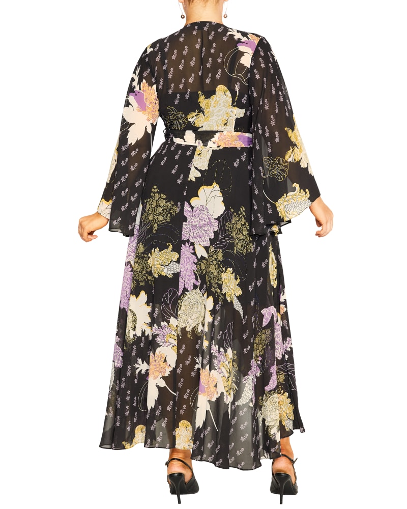 Maya Maxi Black Paisley Baroque